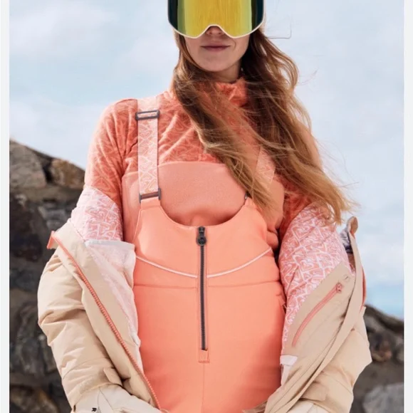 Roxy Summit Ski Bib-S New with Tags - Picture 3 of 3